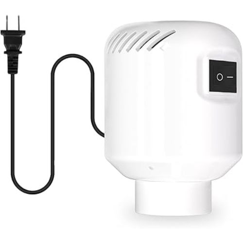 Electric Pump for Vacuum Storage Bags Travel Vacuum Pump for Various Vacuum Seal Bags Portable Vacpack Air Pump for Compression Clothing Blanket Luggage White(Storage Bag Not Included)