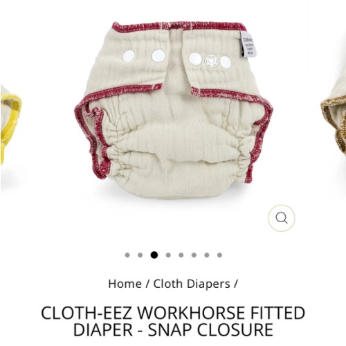 Cloth-eez Workhorse Fitted Diapers