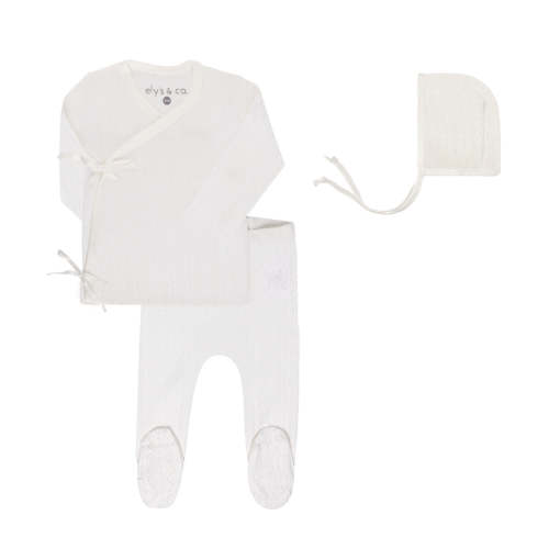 Squiggle Pointelle Collection - Bris Set – Ely's & Co.