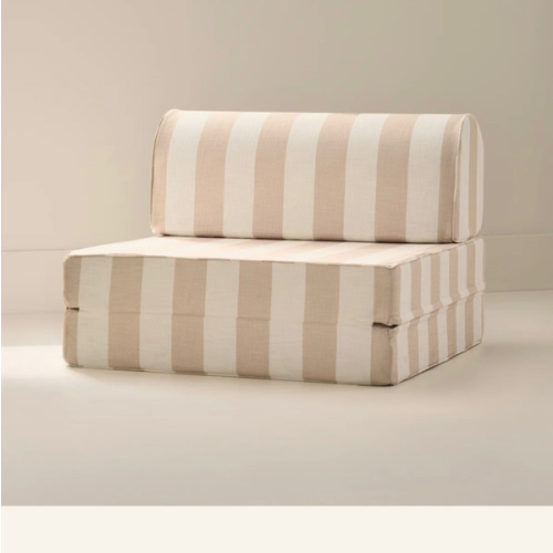 Striped Light Beige Modular Play Couch | Harlan | House of Noa