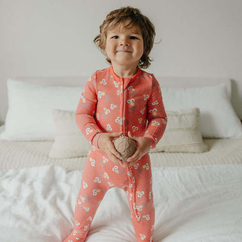 Zip-Up Footie Pajama - Elmo