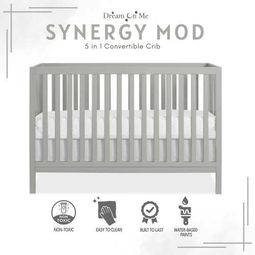 Dream On Me Synergy MOD Crib, Made with Sustainable New Zealand Pinewood, Convertible Crib - Walmart.ca