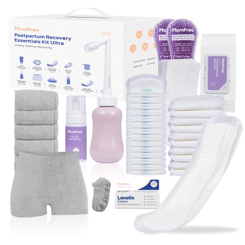 Medistoreweb Upgraded Postpartum Essentials Recovery Kit for Women: Labor Delivery Post Partum - Perineal Healing Foam & Upside Down Peri Bot - Upgraded Postpartum Essentials Recovery Kit for Women: Labor Delivery Post Partum - Perineal Healing Foam & Ups