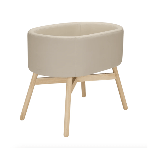 babyletto x GATHRE Capsule Bassinet in Millet | Over The Moon