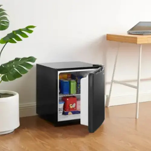 Insignia™ - 1.7 Cu. Ft. Mini Fridge with ENERGY STAR Certification - Black