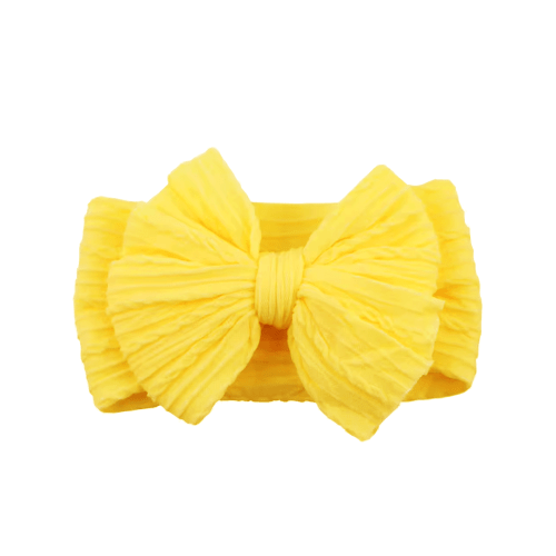 Cable Bow, Lemon Yellow