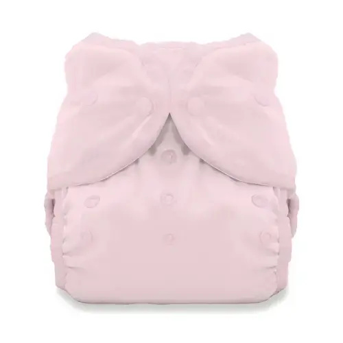 SIZE 1 PINK SALT Thirsties Duo Wrap two-sized cloth diaper cover