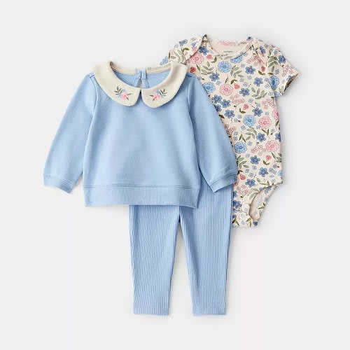 Carter's® 3-Piece Floral Set (Baby Girl) at Von Maur