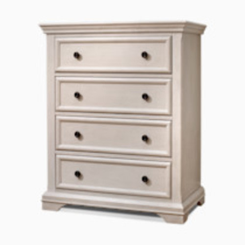 Sorelle Portofino 4 Drawer Dresser - Brushed Ivory