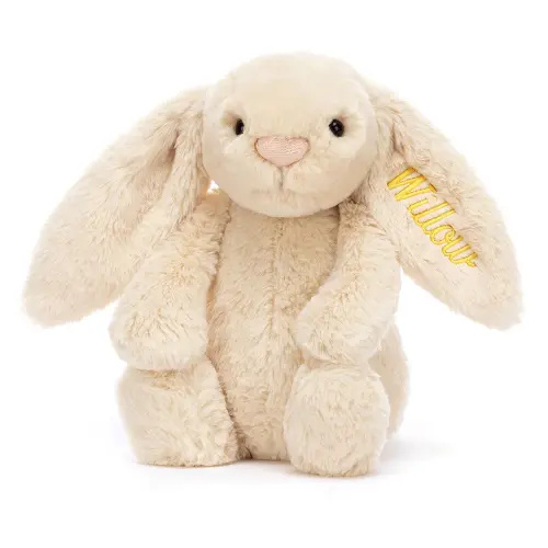 Jellycat- Personalized Bashful Luxe Bunny Willow Medium