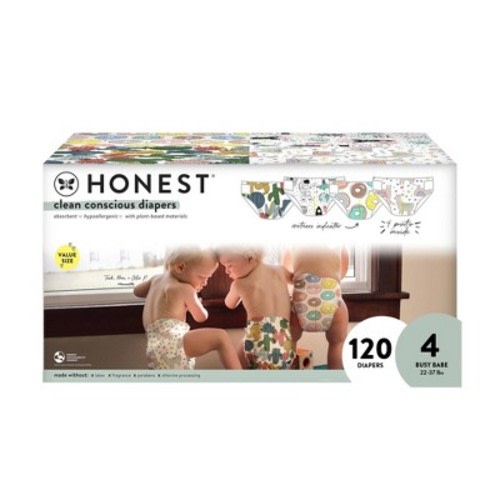 The Honest Company Clean Conscious Disposable Diapers - (select Size And Pattern)