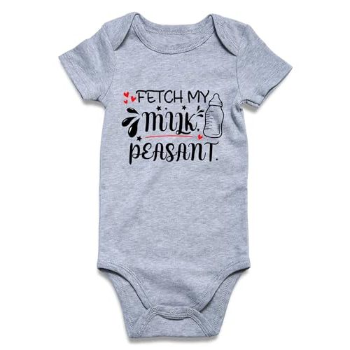 Loveternal Neutral Baby Girls Boys Cotton Romper Cute Saying Newborn Clothes 0-12 Months…