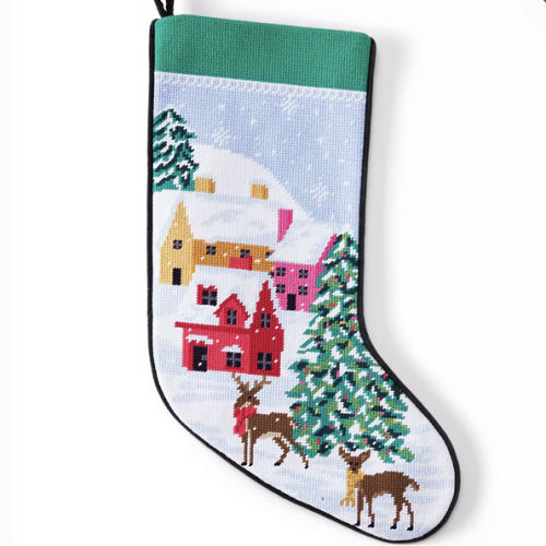 Needlepoint Personalized Christmas Stocking | Lands' End
