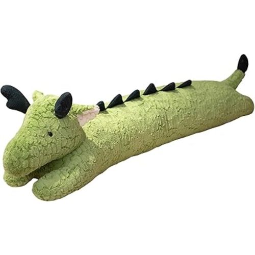 Dragon Plush Pillow - 35 Inch Dragon Stuffed Animal - Birthday, Christmas, Valentine's Day Gift for Kids Boys Girls (Green)
