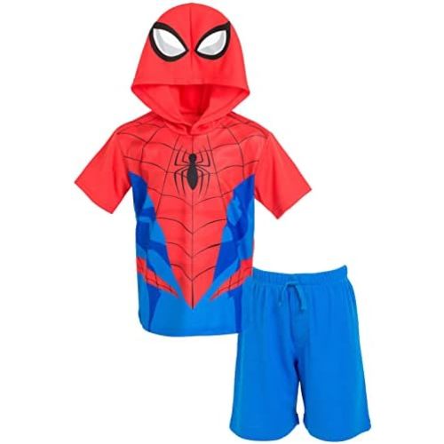Marvel Athletic T-Shirt and Mesh Shorts Outfit Set Toddler to Big Kid Sizes (2T - 18-20)