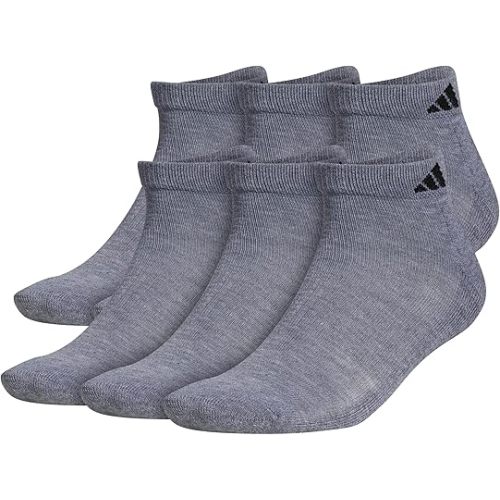 adidas Men's Athletic Cushioned Low Cut Ankle Socks (6-Pair Pack)