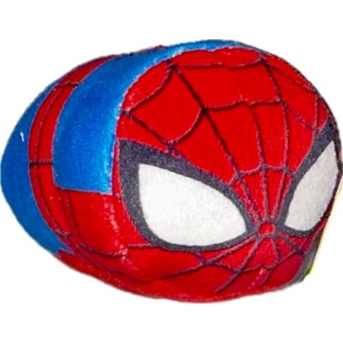 TSUM TSUM Disneys Plushie - Marvels Spider-Man (3"" Mini), Red and Blue