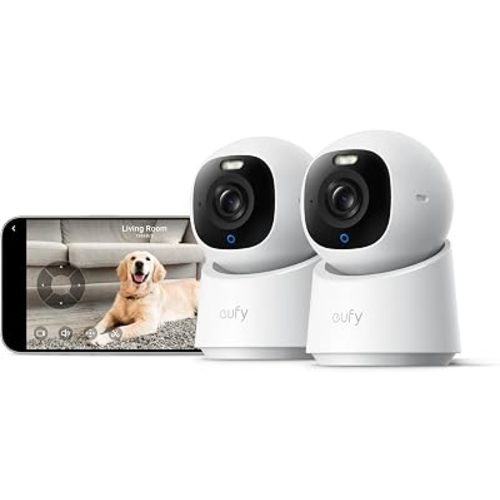 eufy Security 4K Indoor Camera E30, No Subscription, Pan and Tilt