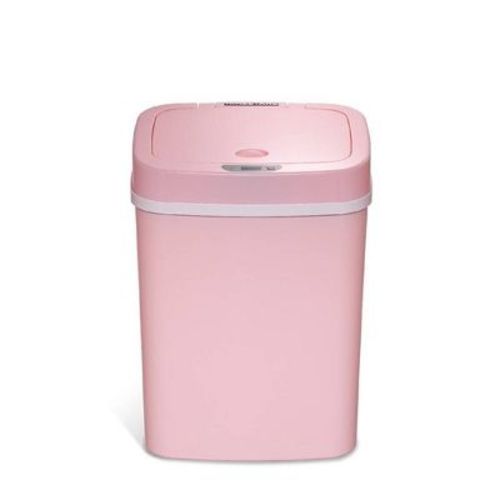 Nine Stars 16L/4.2gal Motion Sensor Oder Control Via Removable Inner Flaps Trash Can Pink: Indoor Kitchen Odor Control