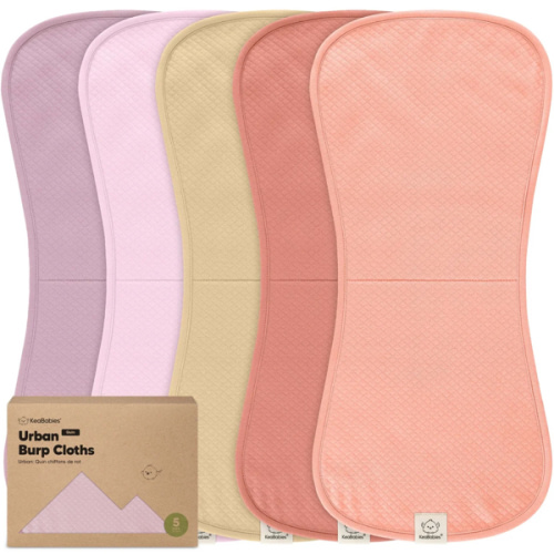 5-Pack Urban Quin Burp Cloths