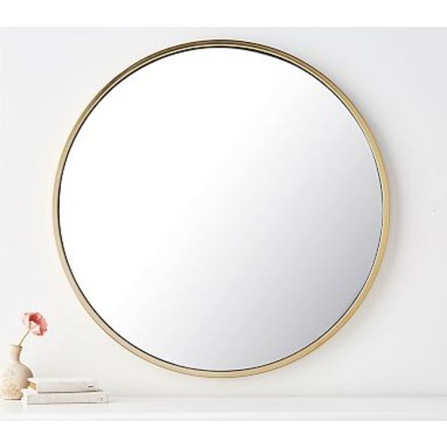 Round Gold Mirror