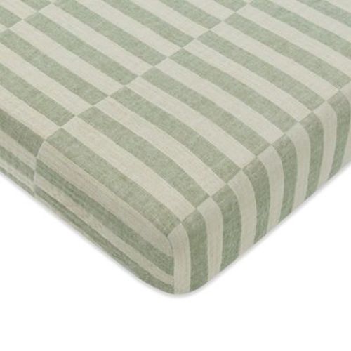 Babyletto Mini Crib Sheet in GOTS Certified Organic Muslin Cotton