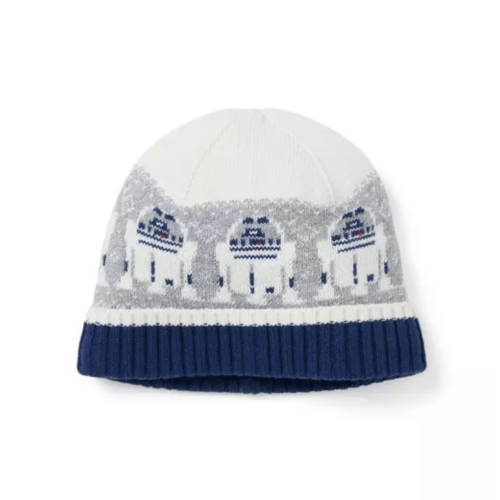 Boy Blueberry Navy Fair Isle STAR WARS R2-D2 Fair Isle Beanie by Janie and Jack