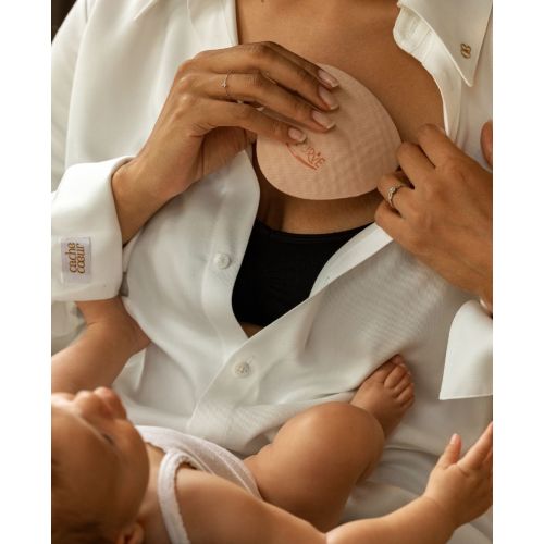 Maternity and nursing seamless bra Organic natural | Cache Coeur – Cache Cœur US