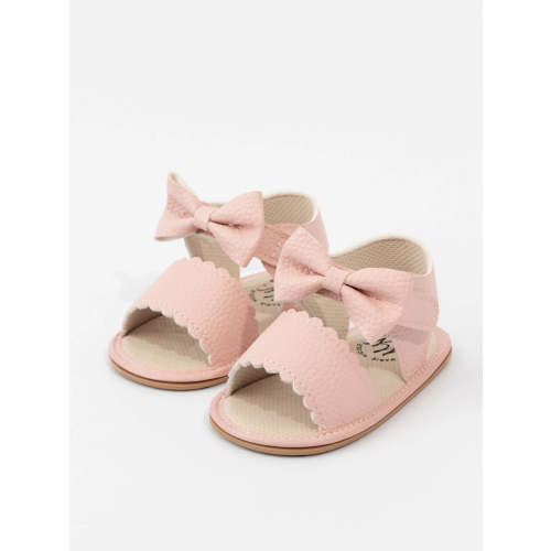 Scalloped Bow Sandals – Endless Joy Baby Boutique