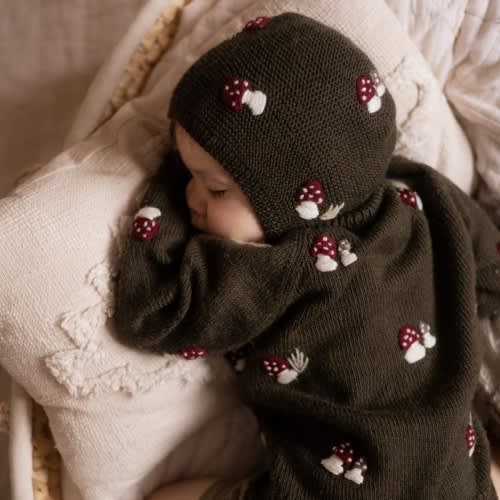 Mushroom bonnet - Pine