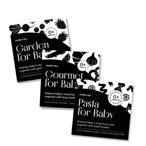 High Contrast Art Cards Bundle (3-Pack) – Chunky Deli