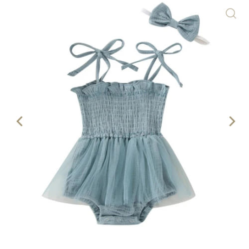 Muslin Tulle Onesie and Headband – The Ollie Bee