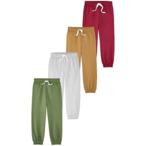 Garanimals Baby & Toddler Boy Jogger Pants, Size 0-6T, Multi-Pack