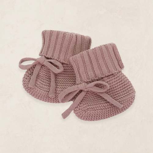Knit Booties - Mauve
0-3months