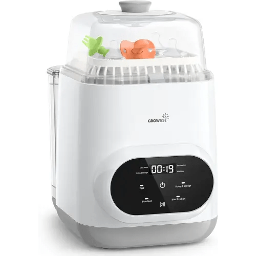 Grownsy EaseClean Bottle Washer Pro | All-in-One Bottle Washer and Sterilizer and Dryer | Baby Bottle Washer for Bottles, Pump Parts & Baby Essentials | Replaces Hand Washing