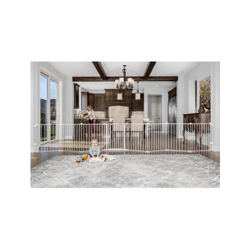Regalo 192-Inch Adjustable Baby Gate, 4-in-1 Play Yard, Age 6-24 Months