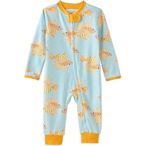 Shadow Sleep & Play Baby Pajamas 100% Organic Cotton Two Way Zipper Sleeper Pajamas for Baby Boys & Girls​