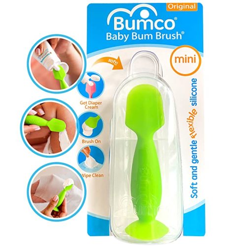 Bumco Diaper Cream Spatula - BPA-Free Diaper Bag Essentials, Soft Butt Spatula Baby, Mom-Invented Butt Paste Spatula, Bumco Diaper Cream Spatula, Flexible Diaper Cream Applicator, Baby Bum Brush