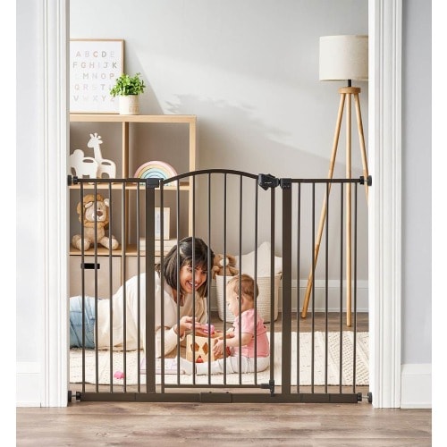 Regalo Dark Bronze Extra Tall Arched Baby Gate