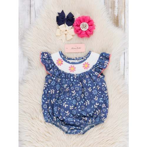 Smocked Garden Walk Flutter Bubble