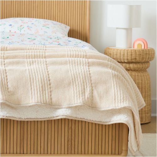 Kids Cozy Jersey Linear Twin Blanket