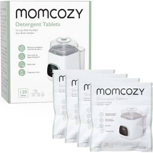 Amazon.com: Momcozy Official Detergent Tablets for Momcozy Bottle Washers, 120 Tablets | Official Tablets for Momcozy DeepClean & KleanPal Bottle Washers, Remove Stubborn Milk Residue and Odor, Safe and Powerful