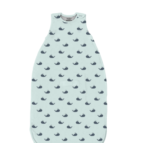 4 Season® Ultimate Baby Sleep Bag, Merino Wool & Organic Cotton, Whales