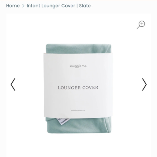 Infant Lounger Cover | Slate