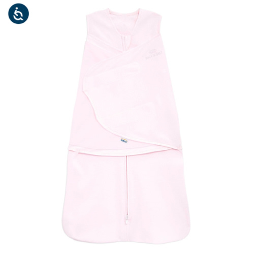 Pink Cotton Muslin Swaddle - Newborn | HALO