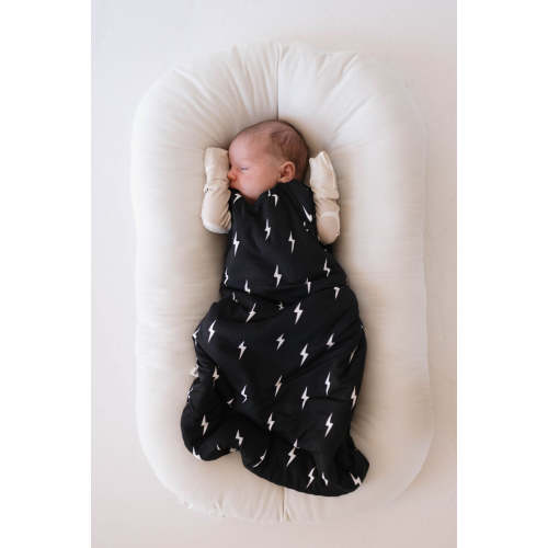 Bamboo Sleep Sack | Midnight Lightning Bolt – forever french baby