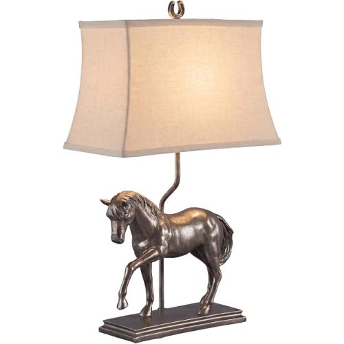 Signature Design by Ashley Sandorman Horse Table Lamp, Bronze