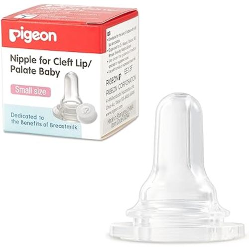 Pigeon Bottle Nipple for Cleft Lip/Palate Baby, Small Size, Please Use It Under The Guidance of a Pediatrician