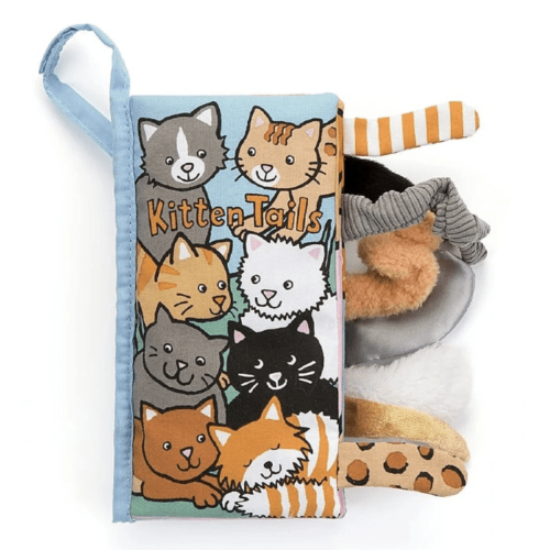 Kitten Tails Crinkly Fabric Book by Jellycat