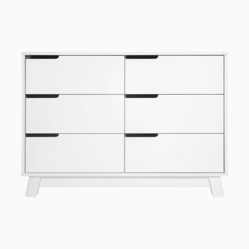babyletto Hudson 6-Drawer Double Dresser - White